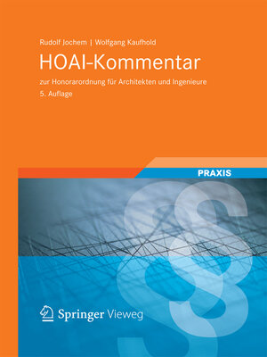 cover image of HOAI-Kommentar